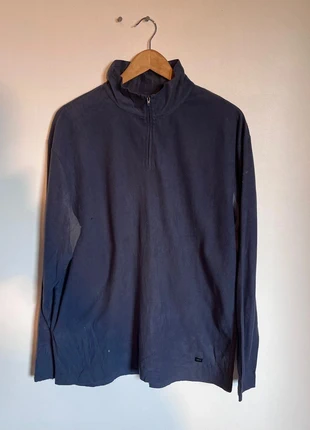 Polaire 1/4 zippée bleu - XL Homme, marque: sans marque, état: Très bon état, taille: XL, 6,00 €, 7,00 € Protection acheteurs incluse