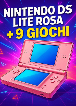 🎮 Nintendo DS Lite Rosa + Alimentatore + 9 Giochi, marque: Nintendo, état: Bon état, 45,00 €, 47,95 € Protection acheteurs incluse