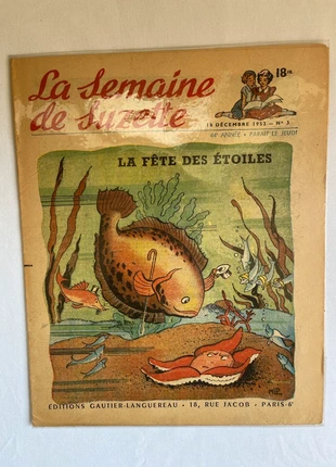 La Semaine de Suzette – 18 décembre 1952 (n°3), marque: Univers, état: Bon état, 2,50 €, 3,33 € Protection acheteurs incluse