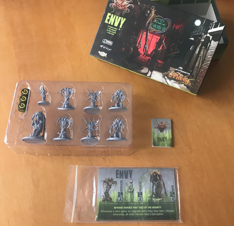 The Others: Envy Expansion Espansione - CMON - Sleeved cards - Carte imbustate 3