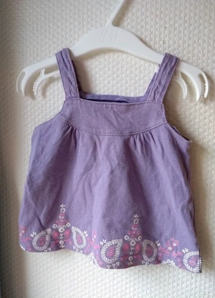 Petit haut d'été sans manches, brand: La Halle, condizioni: Buone, taglia: 9-12 mesi / 74 cm, €1.00, €1.75 include la Protezione acquisti