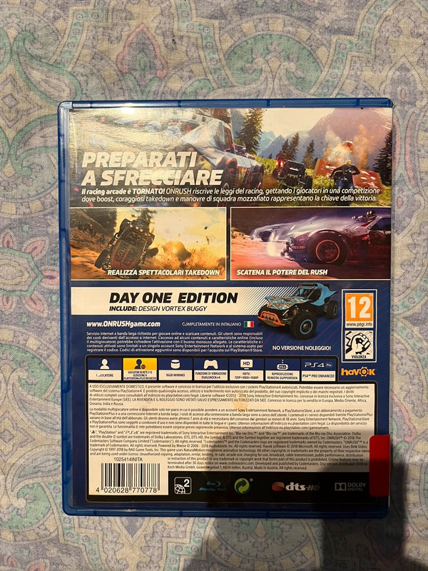 OnRush Day One Edition PS4