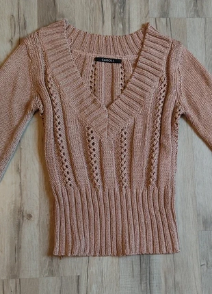 Pull rose poudré vintage y2k Caroll , brand: Vintage, condition: Very good, size: M / 38 / 10, €10.00, €11.20 includes Buyer Protection