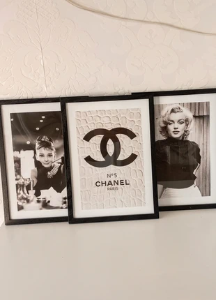 Holz-Bilderrahmen Bilderwand Marilyn Monroe Audrey Hepburn Bilder-Set creme schwarz-weiß, marque: Bilderwand, état: Très bon état, 29,99 €, 32,19 € Protection acheteurs incluse