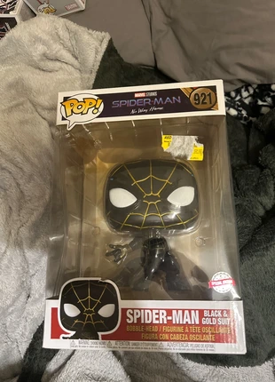 10” Spider-Man black and gold suit exclusive pop vinyl, brand: Funko Pop, condition: Very good, size: One size, £10.00, £11.10 includes Buyer Protection