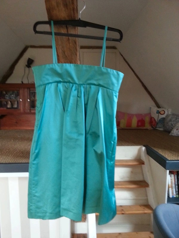 Robe turquoise  tara jarmon 4