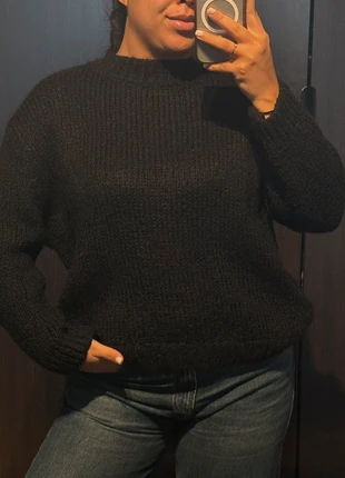 Zara Zwarte knit trui – zachte basic, merk: Zara, staat: Goed, maat: S / 36 / 8, € 10,00, € 11,20 inclusief Kopersbescherming