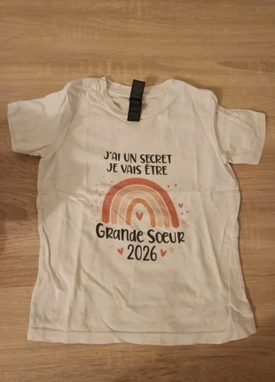 T-shirt annonce bebe, brand: Amazon, condition: Very good, size: 18-24 months / 86 cm, €3.00, €3.85 includes Buyer Protection