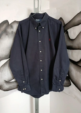 Chemise manches longues Ralph Lauren vintage logo brodé, marque: Ralph Lauren, état: Très bon état, taille: L, 30,00 €, 32,20 € Protection acheteurs (Pro) incluse