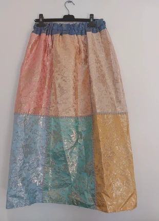 Jupe patchwork vintage des années 1970 faite main, marca: Vintage Dressing, estado: Bueno, tamaño: XL / 42 / 14, 20,00 €, 21,70 € Protección al comprador incluida