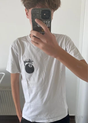 Tee-shirt Blanc – Stüssy Boule de Billard, brand: Stüssy, condition: Very good, size: S, €25.00, €26.95 includes Buyer Protection
