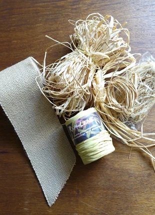 Lot raphia naturel - Raphia polypropylène - Ruban toile de jute, marca: raphlene, estado: Muito bom, €3.90, €4.80 inclui Proteção do Comprador