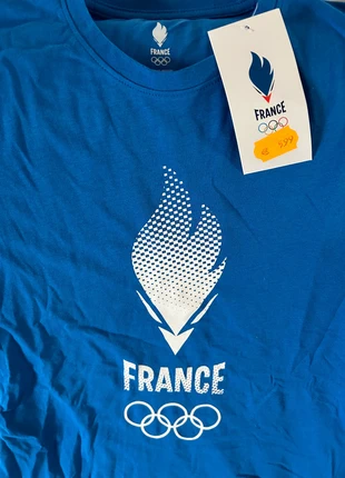 🇫🇷 Tee Shirt Mixte Bleu et Blanc France Jo Paris 2024 🇫🇷 S, merk: Paris 2024, staat: Nieuw met prijskaartje, maat: S, € 4,30, € 5,22 inclusief Kopersbescherming