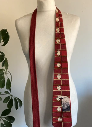 Vintage Fornasetti Red Silk Hidden Hand Tie, brand: Fornasetti, condition: Very good, £120.00, £126.70 includes Buyer Protection
