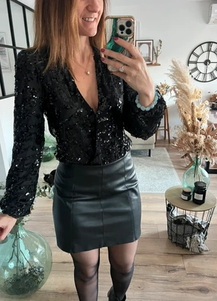 Body noir, marke: Boutique Parisienne, zustand: Sehr gut, größe: S / 36 / 8, 29,00 €, 31,15 € beinhaltet Vinted-Käuferschutz Pro