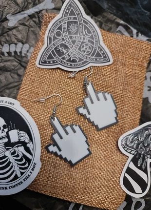 Earrings 🖤, brand: gothic, condition: New without tags, £3.00, £3.85 includes Buyer Protection