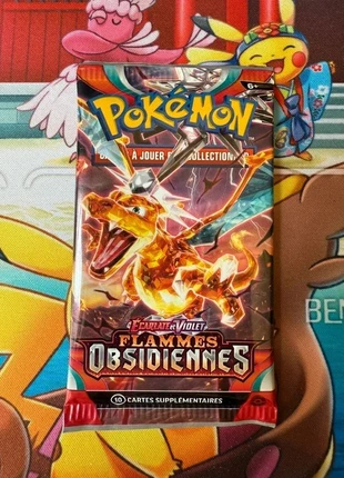 Booster scellé Flammes Obsidiennes Illustration Dracaufeu FR, marque: Pokémon, état: Neuf sans étiquette, 9,50 €, 10,68 € Protection acheteurs (Pro) incluse