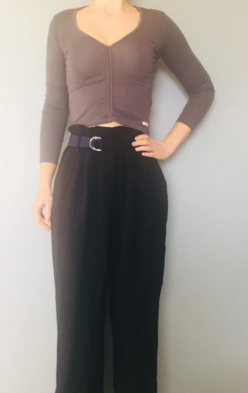 Crop top manches longues