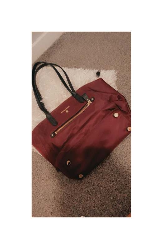 Legitimate Michael Kors Tote Bag in Plum Burgundy Vinted