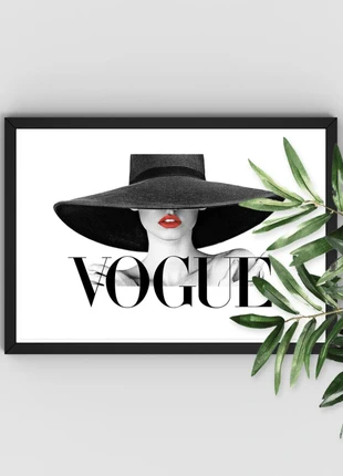 Affiche encadrée Vogue Noir & Blanc - Tendance, marke: Vogue, zustand: Neu, mit Etikett, 12,00 €, 13,30 € inklusive Vinted-Käuferschutz