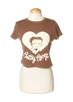 betty boop baby tee, brand: Betty Boop, condizioni: Ottime, taglia: L / IT 44 / EU 40, €9.00, €10.15 include la Protezione acquisti