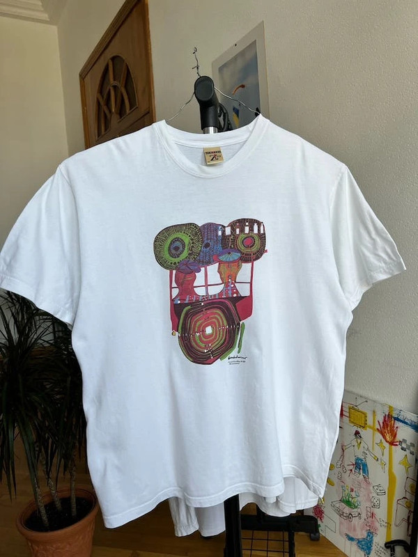Vtg '90s Acid Art Tee Shirt Picasso Monet Lsd - Vinted
