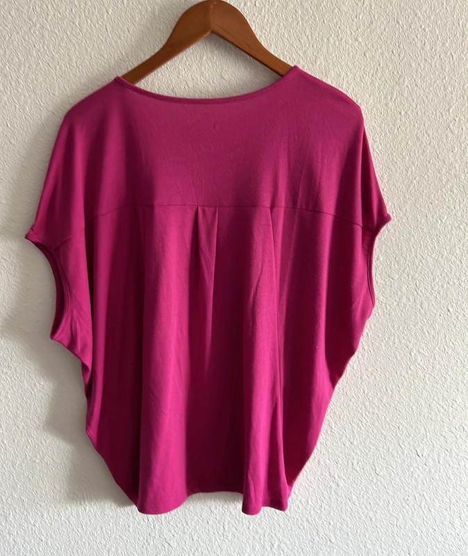 Sonoma Dark Pink Butterfly Style Blouse Petite 5