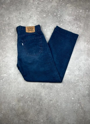 Pantalon Jean Velours Lévis 551 Taille FR42 W32 Homme Bleu Foncé Coupe Droite Coton #J314, marke: Levi's, zustand: Sehr gut, größe: W32 | DE 48, 31,50 €, 33,78 € beinhaltet Vinted-Käuferschutz Pro