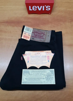 Levis 501 Levi's Nero Originale Vintage 90, marque: Levi's, état: Neuf avec étiquette, taille: XXS / 32 / 4, 30,00 €, 32,20 € Protection acheteurs incluse