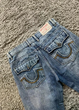 Jean court True religion Broderie Y2K Flare – 2000s Homme T30, merk: True Religion, staat: Heel goed, maat: W30 | FR 40, € 53,00, € 56,35 inclusief Kopersbescherming Pro