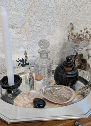 Grand plateau métal argenté, merk: Witch, staat: Heel goed, € 15,00, € 16,45 inclusief Kopersbescherming