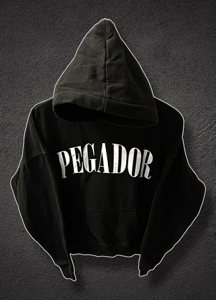 Pegador Hoodie Kapuzenpullover Middle Logo oversized heavy schwer Spellout High-Quality, marque: Pegador, état: Très bon état, taille: M, 18,00 €, 19,60 € Protection acheteurs incluse