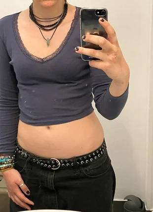 Top dentelle bleu, marke: Subdued, zustand: Sehr gut, größe: S / 36 / 8, 5,00 €, 5,95 € inklusive Vinted-Käuferschutz