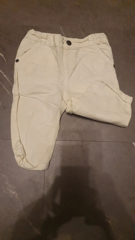 Pantalon garçon lin/coton léger 12 mois 1