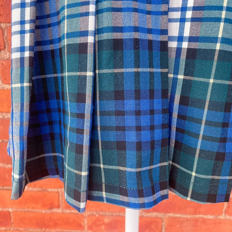 Plaid pleated skirt 3