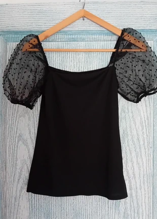 Top Manches Voile Plumetis Coquette New Look, merk: COQUETTE, staat: Heel goed, maat: S / 36 / 8, € 7,00, € 8,05 inclusief Kopersbescherming