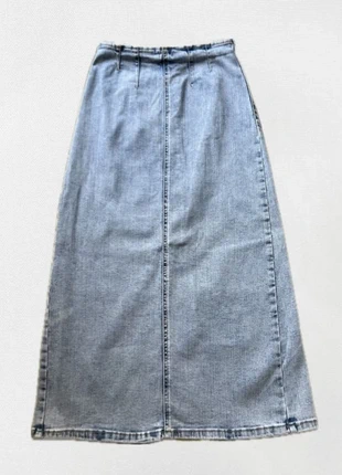 Falda vaquera midi de Stradivarius, marque: Stradivarius, état: Bon état, taille: S / 36 / 8, 6,00 €, 7,00 € Protection acheteurs incluse