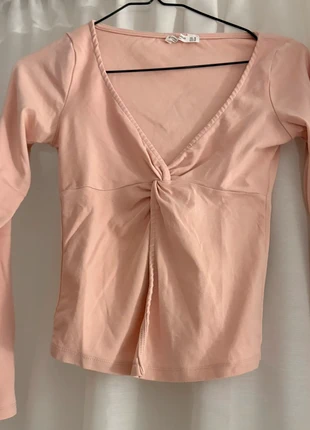 Rosa Top, marke: Stradivarius, zustand: Sehr gut, größe: XS / 34 / 6, 4,00 €, 4,90 € inklusive Vinted-Käuferschutz