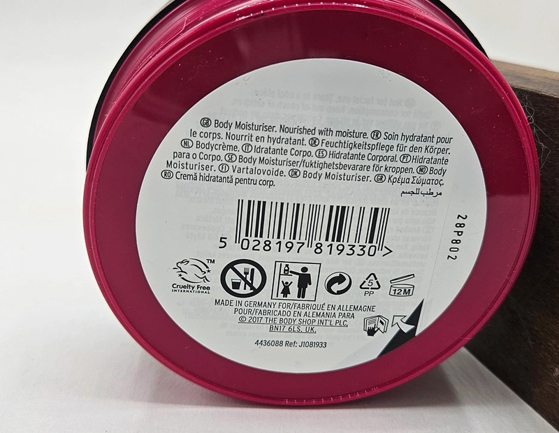 Rare new The Body Shop Body Butter Early-Harvest Raspberry 6.75 oz 5