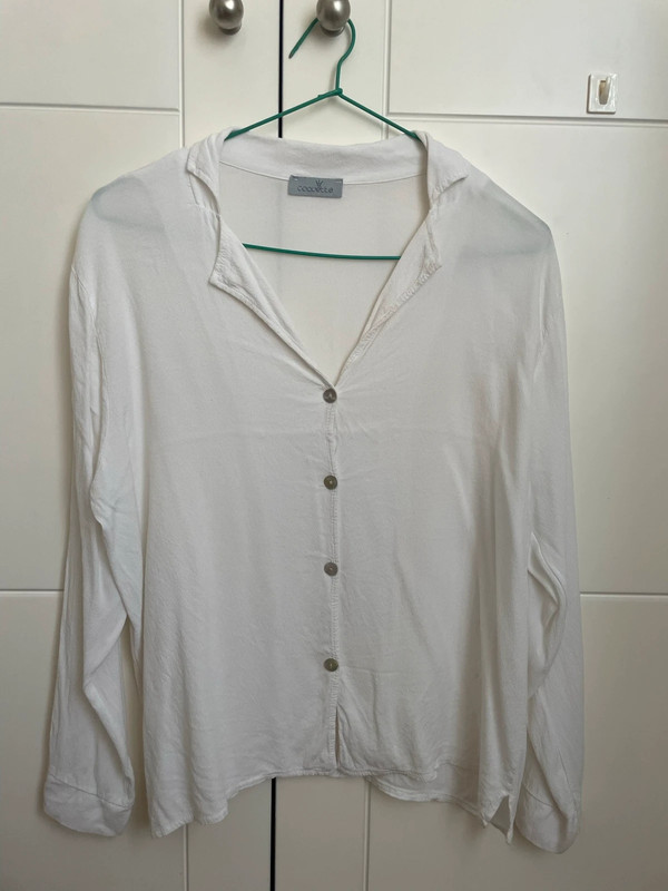 Blusa blanca básica 1