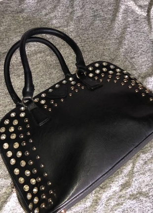 Borsa nera con brillantini, marca: lookit collection, estado: Muy bueno, 5,99 €, 6,99 € Protección al comprador incluida