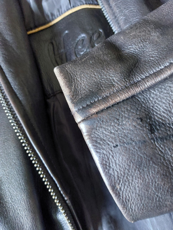 Mens 3xl Heely leather fling jacket. | Vinted