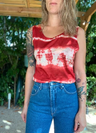 Top vintage années 90 Y2K transparent TIE DYE loose, marca: Vintage, estado: Muy bueno, tamaño: M / 38 / 10, 10,00 €, 11,20 € Protección al comprador Pro incluida