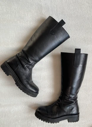 Black leather boots, marke: Vintage Dressing, zustand: Sehr gut, größe: 37, 35,00 €, 37,45 € inklusive Vinted-Käuferschutz