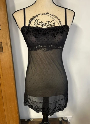 Top nuisette transparent et velours noir coquette, brand: COQUETTE, condition: Very good, size: S / 36 / 8, €12.00, €13.30 includes Buyer Protection Pro