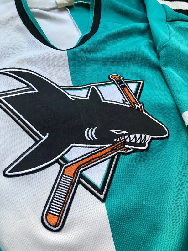 Grey clearance sharks jersey