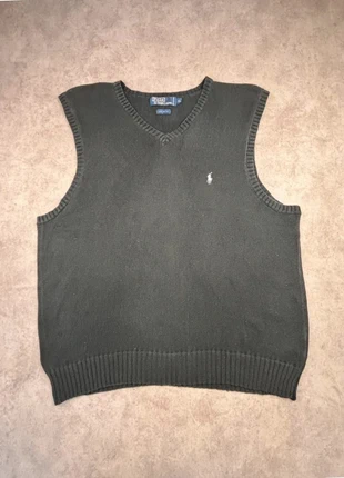 Pull sans manche Ralph Lauren noir logo brodé blanc - taille XL, merk: Ralph Lauren, staat: Heel goed, maat: XL, € 29,90, € 32,10 inclusief Kopersbescherming Pro