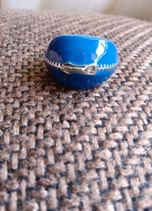 Anel Aço /Azul , condizioni: Nuovo senza cartellino, taglia: 14,9 mm Ø / 6,5, €7.00, €8.05 include la Protezione acquisti