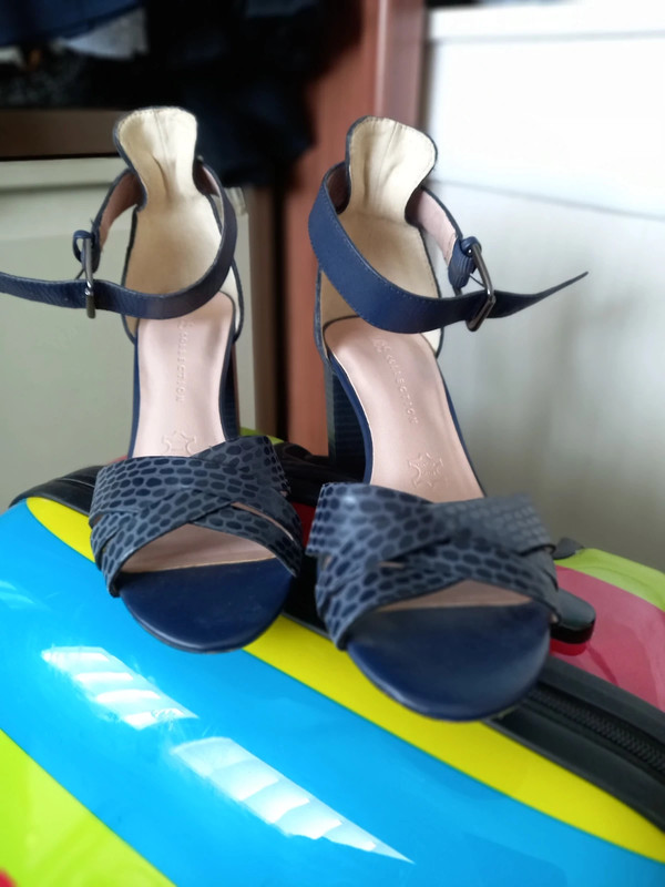 M&s navy deals blue sandals