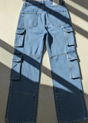 Jean Cargo Oversize Bleu – Streetwear / Y2K / Décontracté / Vintage, état: Très bon état, taille: M, 42,90 €, 45,75 € Protection acheteurs incluse